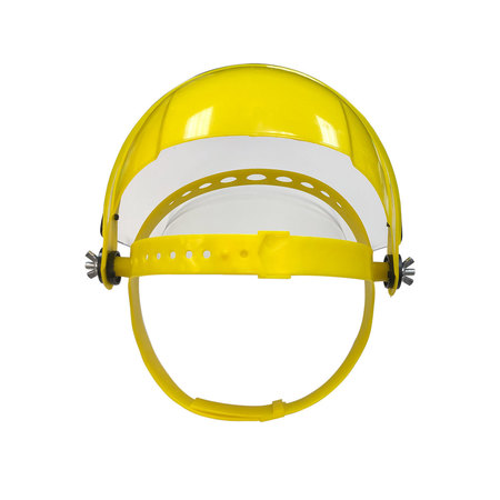 Safe Handler Hard Visor Face Shield, Yellow/Clear, PK16 BLSH-MS-HVFS-16